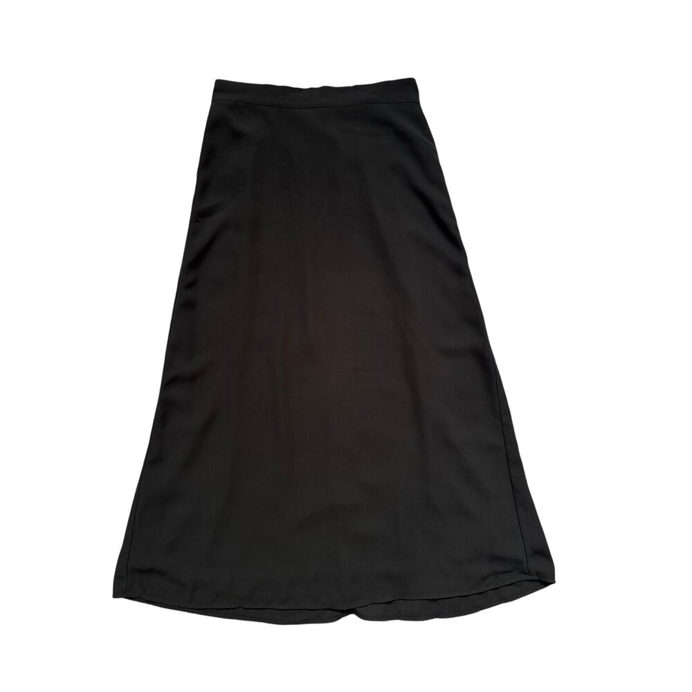 Vince Camuto Black A-Line Maxi Skirt, Size XS